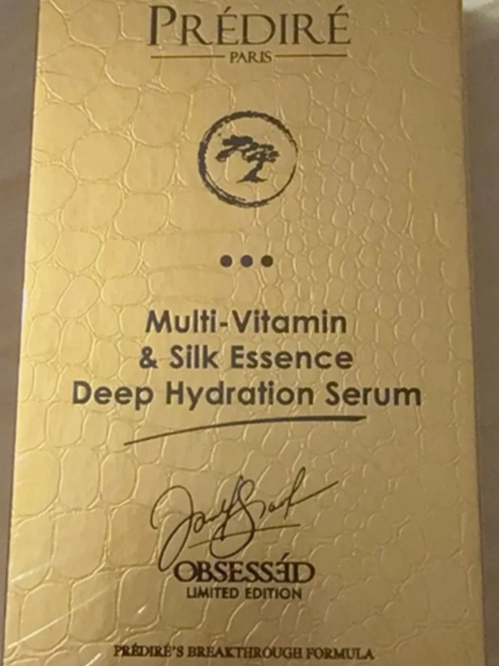Predire Multi-Vitamin & Silk Essence Deep Hydration Serum 30ml Sealed
